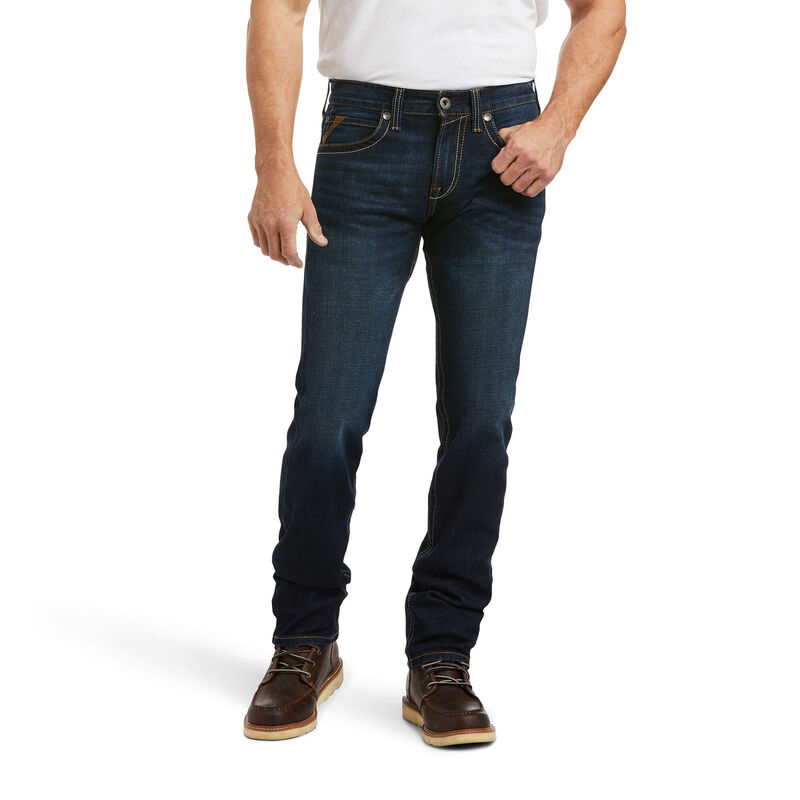 Ariat Jeans Herren - M8 Modern Stretch 3d Calero Slim Leg DunkelBlau ( IWSCV-9105 )